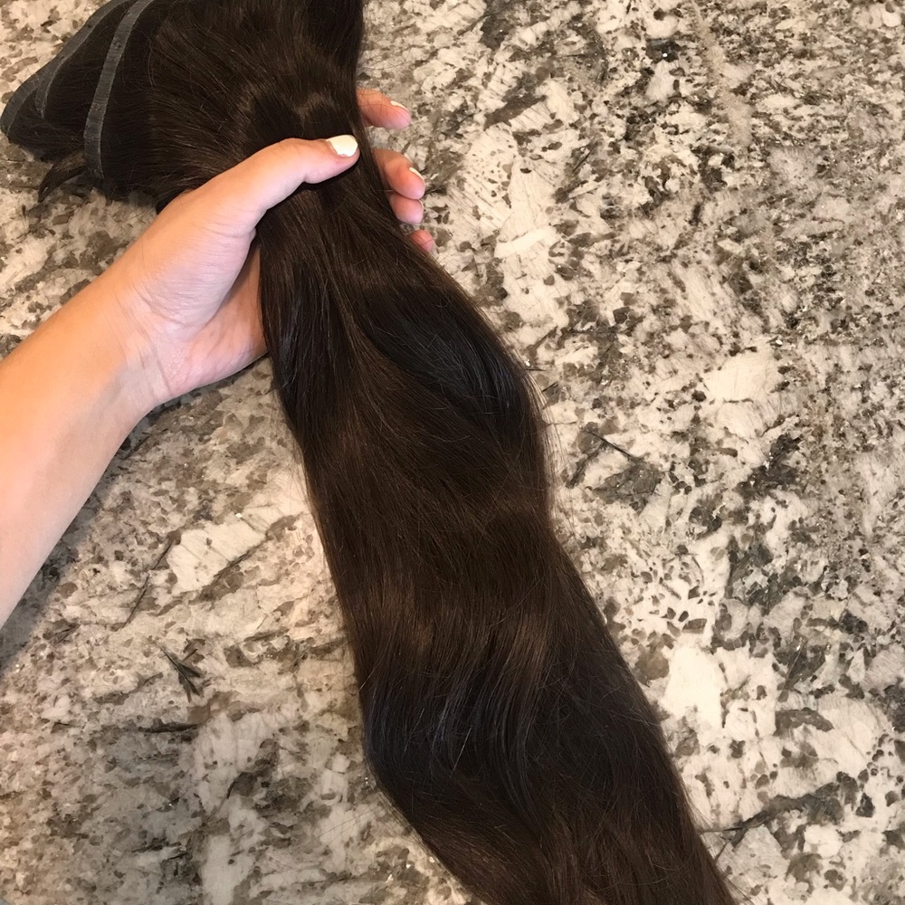 LUXYHAIR Chocolate Brown Extensions